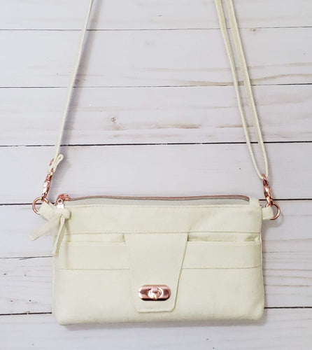 Anna - Cream with Rose Gold Bag