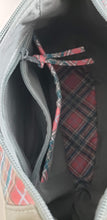 Load image into Gallery viewer, Heidi - Pink Plaid and Gray Bag