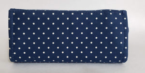 Camy  - Navy Polka Dot Wallet