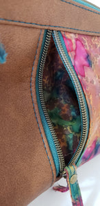 Rikki - Brown/Multicolor, Medium Teal Zip