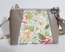 Load image into Gallery viewer, Dessa - Muted Floral and Taupe Bag