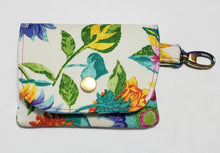 Load image into Gallery viewer, Mae - Floral and Blue Dot Mini Wallet