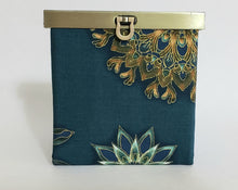 Load image into Gallery viewer, Slick Mini Wallet - Teal and Leopard