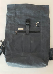 Lachlan Backpack -  Gray Waxed Canvas