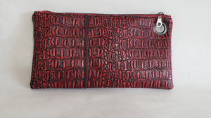 Elta Wristlet - Red and Black