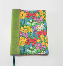 Load image into Gallery viewer, Nancy Ann Book Cover - Tulips with Green Cork